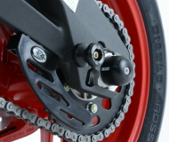 Axle crash plugs R&G RACING Swingarm protection Ducati 899 Panigale 13-15