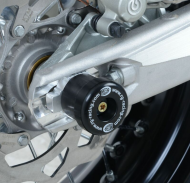 Προστατευτικά ψαλιδιού R&G RACING για τάπες άξονα, μαύρα, Moto Morini Corsaro 1200 05-10 / Husqvarna FS 450 15-18
