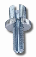 DOMINO CABLE ADJUSTER M6X1MM SILVER adjusting nut