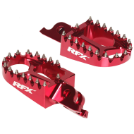 Suport pentru picioare Steps RFX Pro CNC din aluminiu pentru motociclete de trial (roșu) universal - Gas Gas/Beta/Sherco/Montesa