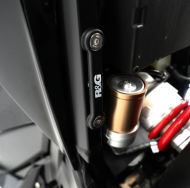 Suport evacuare R&G RACING negru pentru BMW S1000XR