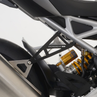 Suporturi evacuare R&G RACING negre - Triumph Speed Triple 1200 RS/RR