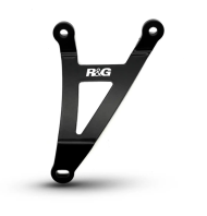 Κιτ πλάκας κάλυψης πίσω μαρσπιέ R&G RACING & βάσεις εξάτμισης μαύρο - MV Agusta Superveloce 800 20-24