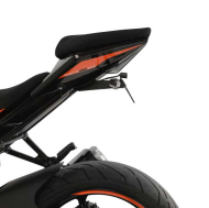 Suport plăcuță de înmatriculare R&G RACING Negru KTM RC 390 22-26 / 125 22-26