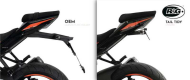 Suport plăcuță de înmatriculare R&G RACING Negru KTM RC 390 22-26 / 125 22-26