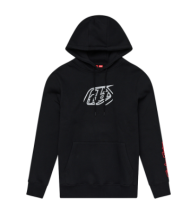 Hanorac cu insignă TROY LEE DESIGNS - Negru