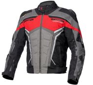 Geaca textila moto ADRENALINE SCORPIO NEGRU/ROSU/GRI