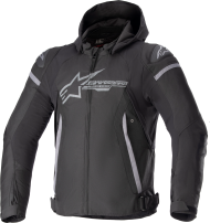 Υφασμάτινο μπουφάν μοτοσικλέτας ALPINESTARS Zaca Αδιάβροχο ΜΑΥΡΟ/ΓΚΡΙ