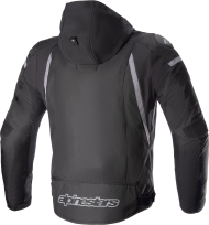 Υφασμάτινο μπουφάν μοτοσικλέτας ALPINESTARS Zaca Αδιάβροχο ΜΑΥΡΟ/ΓΚΡΙ