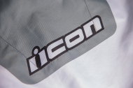 Υφασμάτινο μπουφάν μοτοσικλέτας ICON AIRFORM RETRO GREY