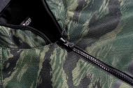 Υφασμάτινο μπουφάν μοτοσικλέτας ICON HOOLIGAN CE TIGER`S BLOOD GREEN