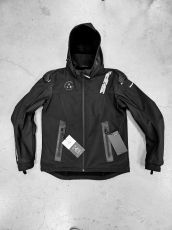 Υφασμάτινο μπουφάν μοτοσικλέτας SPIDI HOODIE WARRIOR BLACK