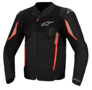 Jachetă textilă ALPINESTARS AST AIR V3 NEGRU/GRI/ROȘU FLUO