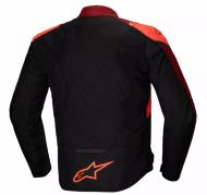 Υφασμάτινο μπουφάν ALPINESTARS T-JAWS V4 ΑΔΙΑΒΡΟΧΟ ΜΑΥΡΟ/ΚΟΚΚΙΝΟ FLUO