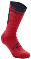 Чорапи ALPINESTARS MERINO 24 RED/BLACK