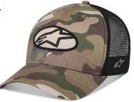 Шапка ALPINESTARS CRV BILL TRUCK OBLIQUE CAMO/GREEN