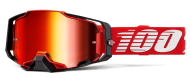 Motocross goggles 100% ARMEGA RED - MIRROR RED