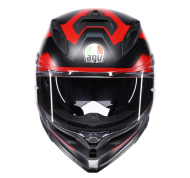 Cască AGV K7 MPLK GLIMPSE NEGRU MAT/ROȘU