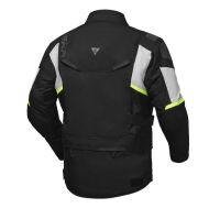 4-season touring motorcycle jacket Modeka Striker III Black/Light Grey