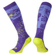 Children's socks O'NEAL PRO MX PAINT PURPLE/NEON YELLOW V.27