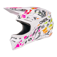 Children's helmet O'NEAL 1SERIES STIXX WHITE/MULTI V.27