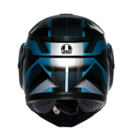 Модуларна каска AGV STREETMODULAR LEDRO MATT BLACK/POWDER BLUE