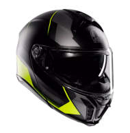 Модуларна каска AGV TOURMODULAR PERCEPTION MATT BLACK/YELLOW FLUO