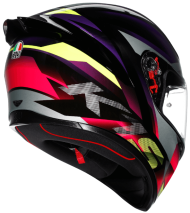 HELMET HELMET K1 S E2206 - FASTLAP BLACK/PURPLE/PINK