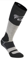 Socks ALPINESTARS AT 8 MERINO TAR GRAY/BLACK