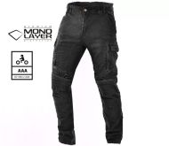 Motorcycle jeans TRILOBITE ACID SCRAMBLER 2.0 BLACK AAA