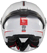 Scooter helmet MT COSMO SV SOLID A0 GLOSS WHITE