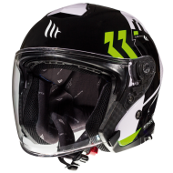 SCOOTER HELMET MT THUNDER 3 VENUS A6 GLOSS PEARL FLUO GREEN