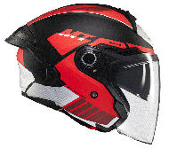 Scooter helmet MT COSMO SV CRUISER B5 RED