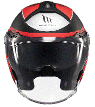 Scooter helmet MT COSMO SV CRUISER B5 RED