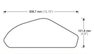 Protectie rezervor YAMAHA R7 2020-2023 TRANSPARENT