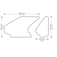 Protectie rezervor HONDA CBR 1000 RR HDR213/PR3437