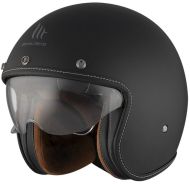 Scooter helmet MT LE MANS 2 S SV SOLID A1 MATT BLACK