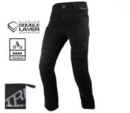 Blugi moto TRILOBITE PARADO DOUBLELAYER AAA(A) SLIM FIT BĂRBAȚI NEGRU NIVELUL 2