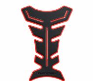 Tank protector MEDIO BLACK - RED