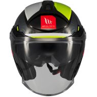 Scooter helmet MT COSMO SV SILENCE B3 YELLOW GLOSS