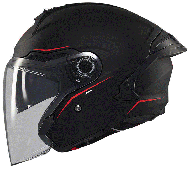 Scooter helmet MT COSMO SV SOLID A1 MATT BLACK