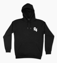 Φούτερ MUC-OFF ROPE HOODIE ΜΑΥΡΟ