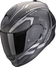 Scorpion Exo 491 Kripta Helmet Black Matt/Silver
