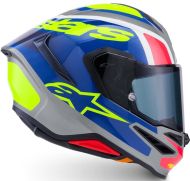 Каска ALPINESTARS S-R7 LUMEN Silver/Pink Fluo Yellow
