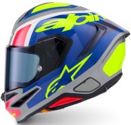 Каска ALPINESTARS S-R7 LUMEN Silver/Pink Fluo Yellow