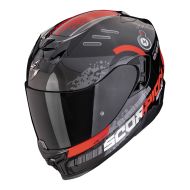 Каска Scorpion Exo-520 Evo Air Titan Metal Black-Red