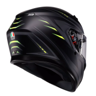 Cască AGV K3 SYTH NEGRU MAT/GALBEN FLUO