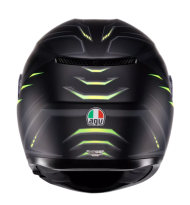 Cască AGV K3 SYTH NEGRU MAT/GALBEN FLUO