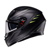 Cască AGV K3 SYTH NEGRU MAT/GALBEN FLUO