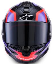 Каска ALPINESTARS S-R7 LUMEN BK/PRPL/RED